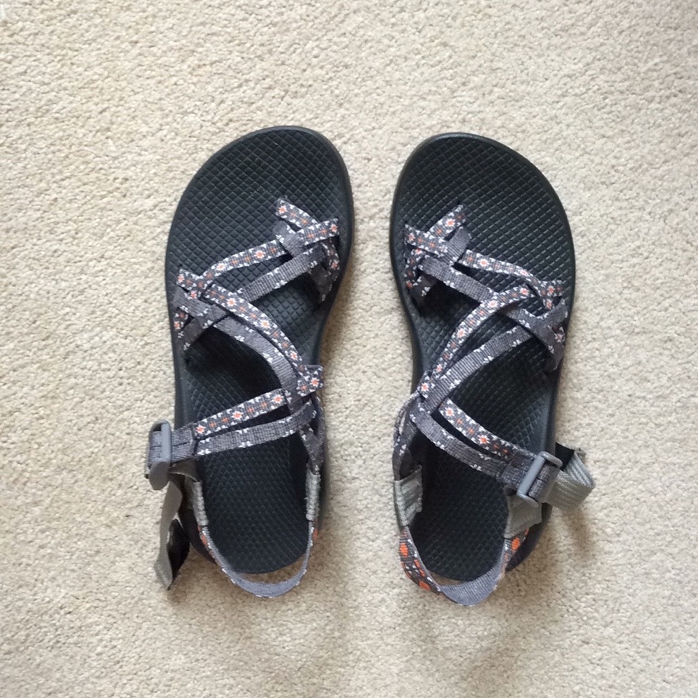 Chaco Gray Strappy Sandals